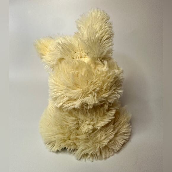 Extra Fluffy Bunny Plush Cream and Brown rabbit Greenbrier Stuffed animal - Picture 4 of 6